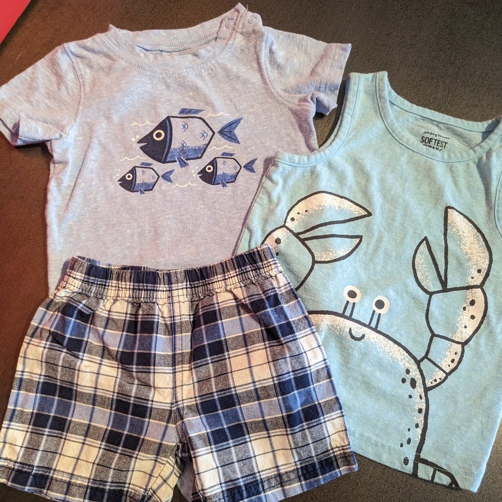 Seaside Shorts, Tank & Tee Bundle